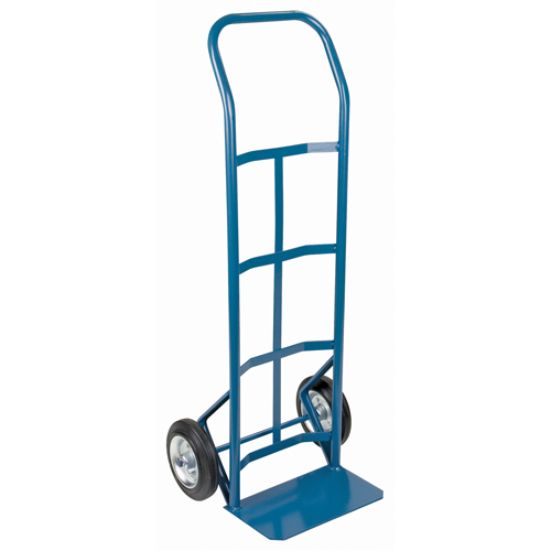 All-Welded Hand Truck, Continuous Handle, Steel, 46" Height, 600 lbs. Capacity