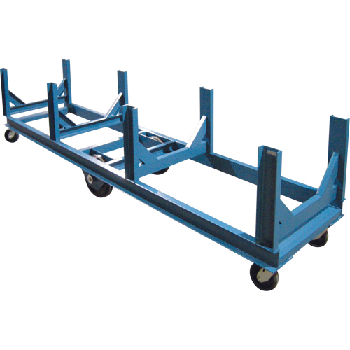 Bar Cradle Truck, 120" L x 28" W x 29" H, 5000 lbs. Capacity, Phenolic Wheels