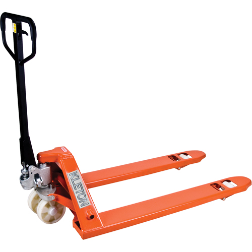 Heavy-Duty Hydraulic Pallet Truck, Steel, 48" L x 27" W, 5500 lbs. Capacity