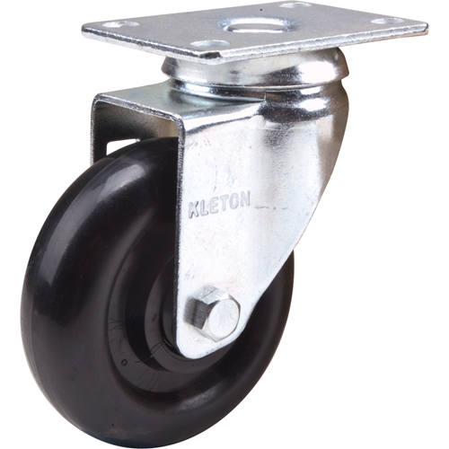 Caster, Swivel, 4" (101.6 mm), Polyolefin, 250 lbs. (113 kg.)