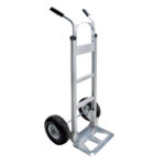 Knocked Down Hand Truck, Dual Handle, Aluminum, 52" Height, 500 lbs. Capacity