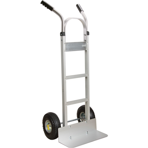 Knocked Down Hand Truck, Single Grip Handle, Aluminum, 52" Height, 500 lbs. Capacity