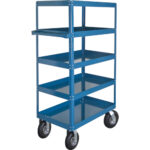 Shelf Carts , 5 Tiers, 24" W x 65" H x 48" D, 900 lbs. Capacity