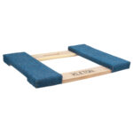 Carpeted Ends Hardwood Dolly Frame, Wood Frame, 18" W x 20" L, 900 lbs. Capacity