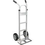 Knocked Down Hand Truck, Dual Handle, Aluminum, 52" Height, 500 lbs. Capacity