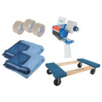 Moving Kit, Wood Frame, 18" W x 30" L, 1000 lbs. Capacity