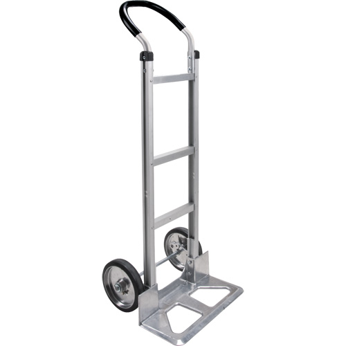 Knocked Down Hand Truck, Continuous Handle, Aluminum, 48" Height, 500 lbs. Capacity