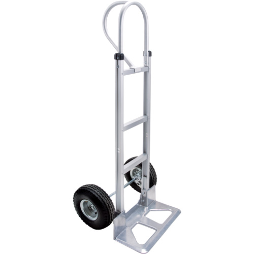 Knocked Down Hand Truck, P-Handle Handle, Aluminum, 52" Height, 500 lbs. Capacity
