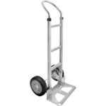 Knocked Down Hand Truck, Continuous Handle, Aluminum, 48" Height, 500 lbs. Capacity