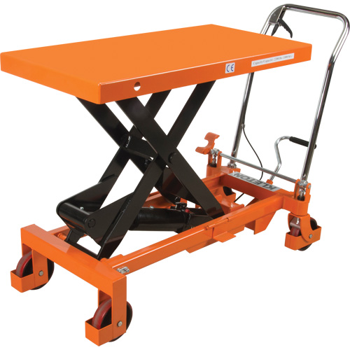 Hydraulic Scissor Lift Table, 40" L x 20 " W, Steel, 2200 lbs. Capacity