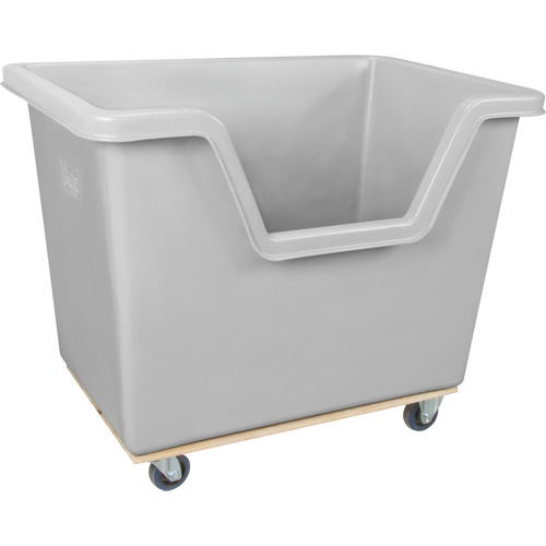 Easy Access Box Truck, Polyethylene, 45-3/4" L x 31-1/4" W x 37-3/4" H, 22 cu. ft. Volume, 1000 lbs. Capacity