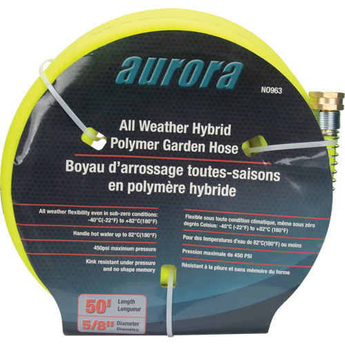 Hybrid Garden Hose, Copolymer, 5/8" dia. x 50'