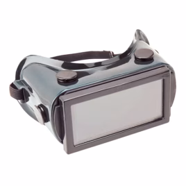 Welder’s Flexible Frame Safety Goggles, 5.0 Lens, Anti-Scratch, Closed, ANSI Z87+