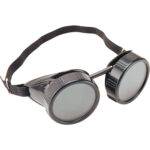 Welder's Cup Goggles, 5.0 Lens, Anti-Scratch, Closed