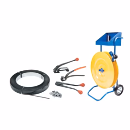 Steel Strapping System, 1/2″ Strapping Width, Open Seal Type