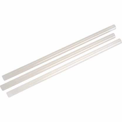 Glue Sticks, 7/16" Dia. x 10.0" L, Clear
