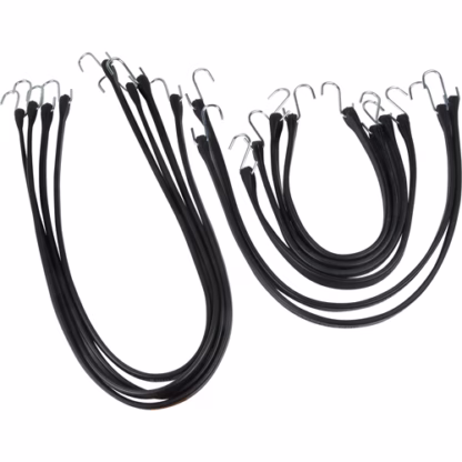 Rubber Tie Down Set, 21"