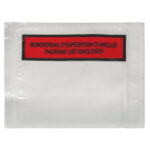 Packing List Envelope, 4-1/2" L x 5-1/2" W, Backloading Style