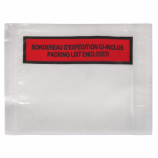 Packing List Envelope, 4-1/2" L x 5-1/2" W, Backloading Style