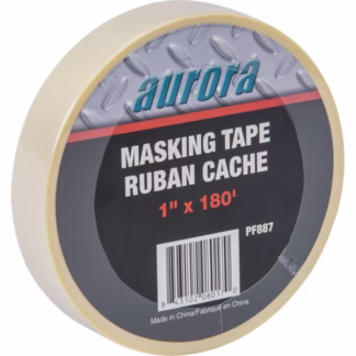 General Purpose Masking Tape, 24 mm (1") W x 55 m (180') L, Beige