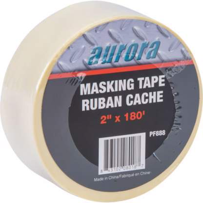 General Purpose Masking Tape, 48 mm (2") W x 55 m (180') L, Beige