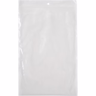 Poly Bags, Reclosable, 9" x 6", 2 mils