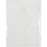 Poly Bags, Reclosable, 10" x 8", 2 mils