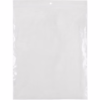 Poly Bags, Reclosable, 10" x 8", 2 mils