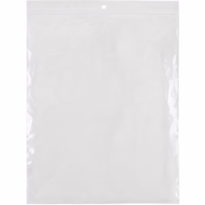 Poly Bags, Reclosable, 10" x 8", 2 mils