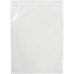 Poly Bags, Reclosable, 12" x 9", 2 mils