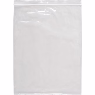 Poly Bags, Reclosable, 13" x 10", 2 mils