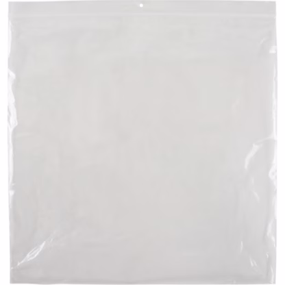 Poly Bags, Reclosable, 12" x 12", 2 mils