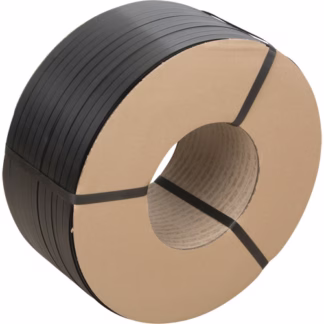 Strapping, Polypropylene, 5/8" W x 6000' L, Black, Manual Grade
