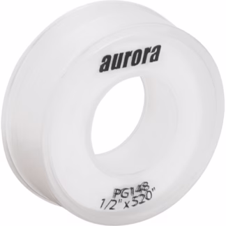 Teflon Sealing Tape, 520" L x 1/2" W, White