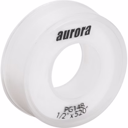 Teflon Sealing Tape, 520" L x 1/2" W, White