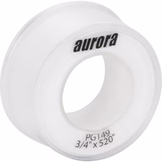 Teflon Sealing Tape, 520" L x 3/4" W, White