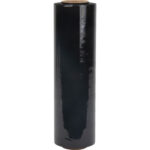 Stretch Wrap, 0.8 Gauge (20.3 micrometers), 18" x 1500', Opaque Black