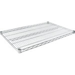 Standard-Duty Chromate Wire Shelf, 48" W x 24" D, 500 lbs. Capacity
