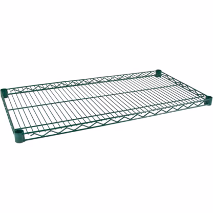 Shelf for Heavy-Duty Green Epoxy Finish Wire Shelving, 30" W x 14" D, 800 lbs. Capacity