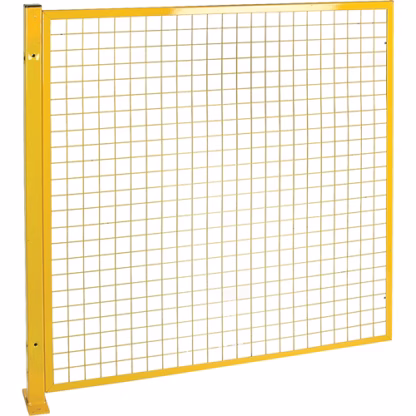 Mesh Style Perimeter Guard, 4' H x 4' W, Yellow