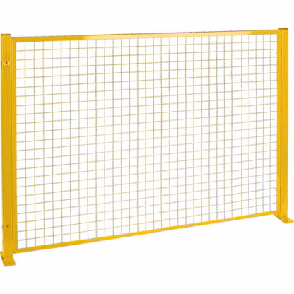 Mesh Style Perimeter Guard, 4' H x 8' W, Yellow