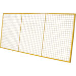 Pallet Back Rack Guards, 96" W x 48" H, 6" Brackets