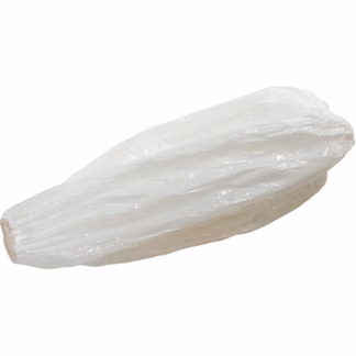 Disposable Sleeves, 18" long, Polyethylene, White