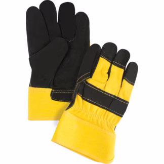 Superior Cold Weather Lined Fitters Gloves, Large, Split Cowhide Palm, Thinsulate Lining