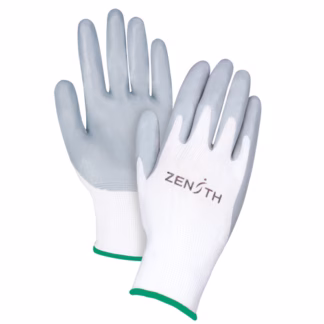 Lightweight Breathable Coated Gloves, 8/Medium, Foam Nitrile Coating, 13 Gauge, Polyester Shell
