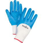 Seamless-Knit Medium-Weight Coated Gloves, 7/Small, Nitrile Coating, 13 Gauge, Cotton Shell