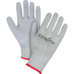 Natural Rubber Comfort-Lined Coated Gloves, Rubber Latex Coating, 10 Gauge, Polyester/Cotton Shell