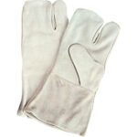 Standard-Duty Welder's Gloves, Split Cowhide, Size Large
