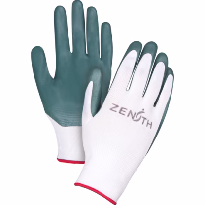 Premium Comfort Coated Gloves, 7/Small, Nitrile Coating, 13 Gauge, Polyester Shell