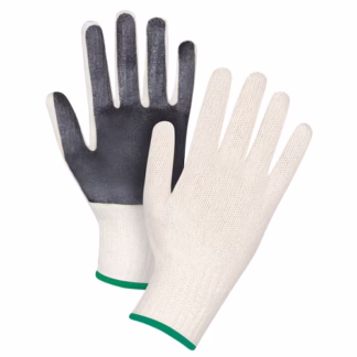 Palm-Coated String Knit Gloves, Poly/Cotton, Single Sided, 7 Gauge, Medium